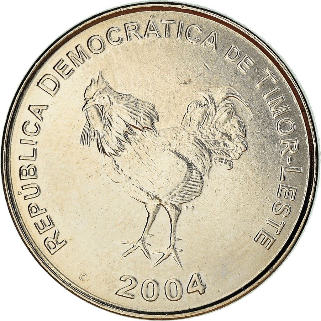 Timor-Leste | 10 Centavos Coin | Rooster | Km:3 | 2003 - 2017