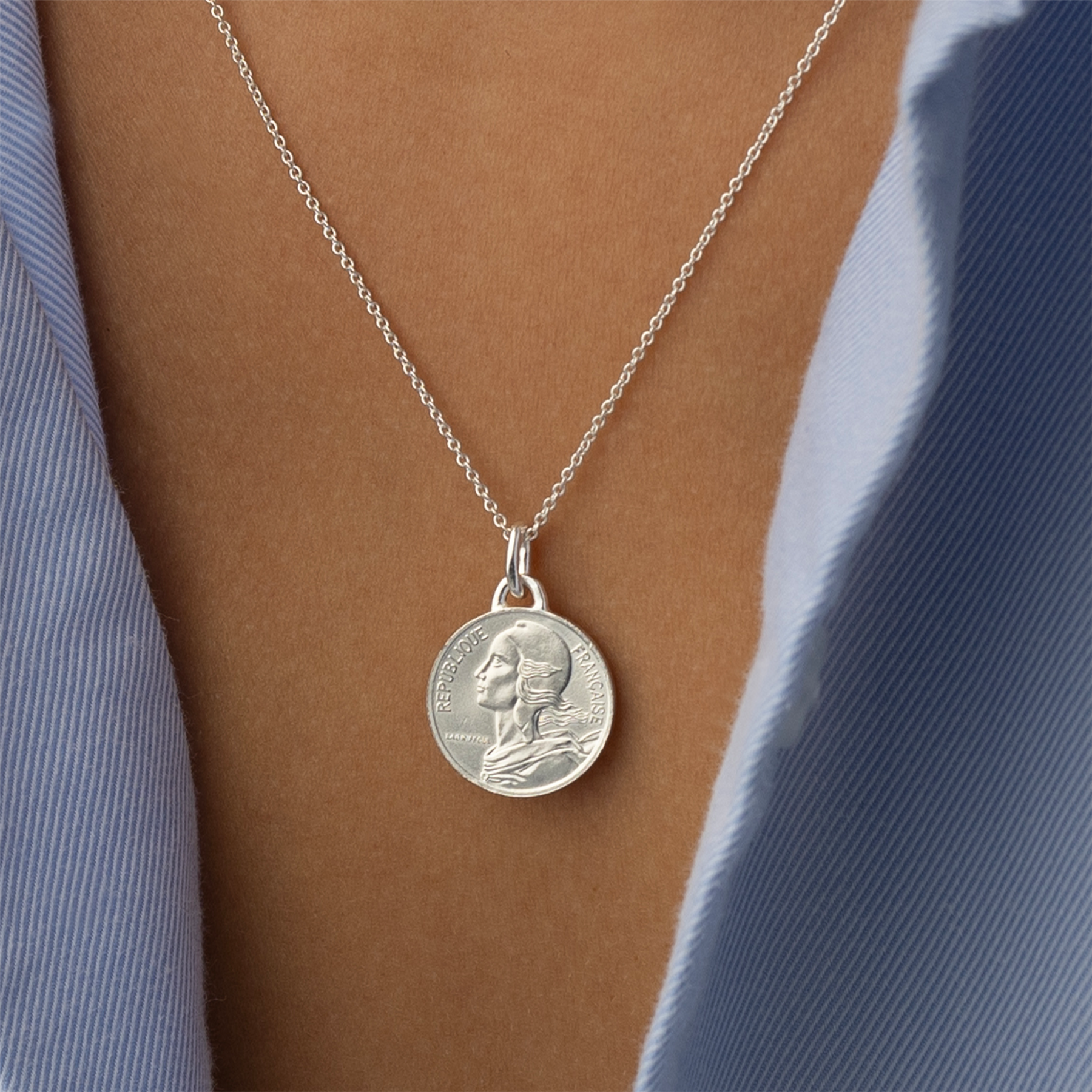 新座販売 CTHY ORNAMENT COIN CHAIN RHODIUM SILVER 【公式通販】