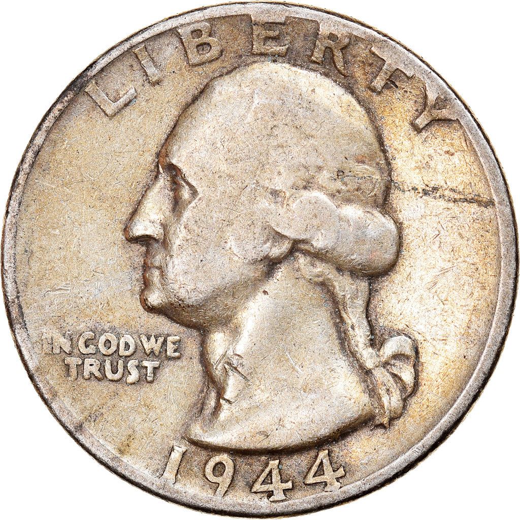アメリカ合衆国 | 1/4ドル硬貨 | ジョージ・ワシントン | KM:164 | 1932年 - 1964年