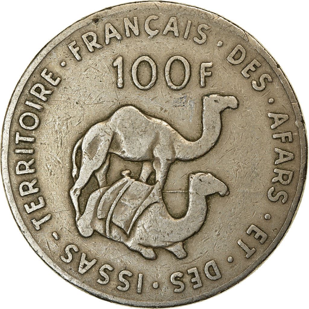 Afars and Issas | 100 Francs Coin | Marianne | Dromedary Camels | Km:19 | 1970 - 1975