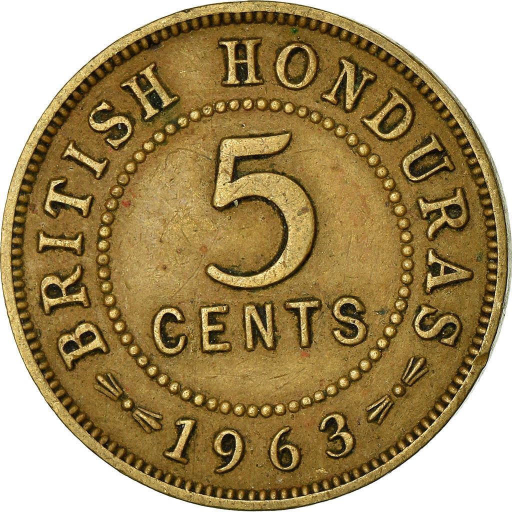 Belize › British Honduras | 5 Cents Coin | Elizabeth II | Km:31 | 1956 - 1973