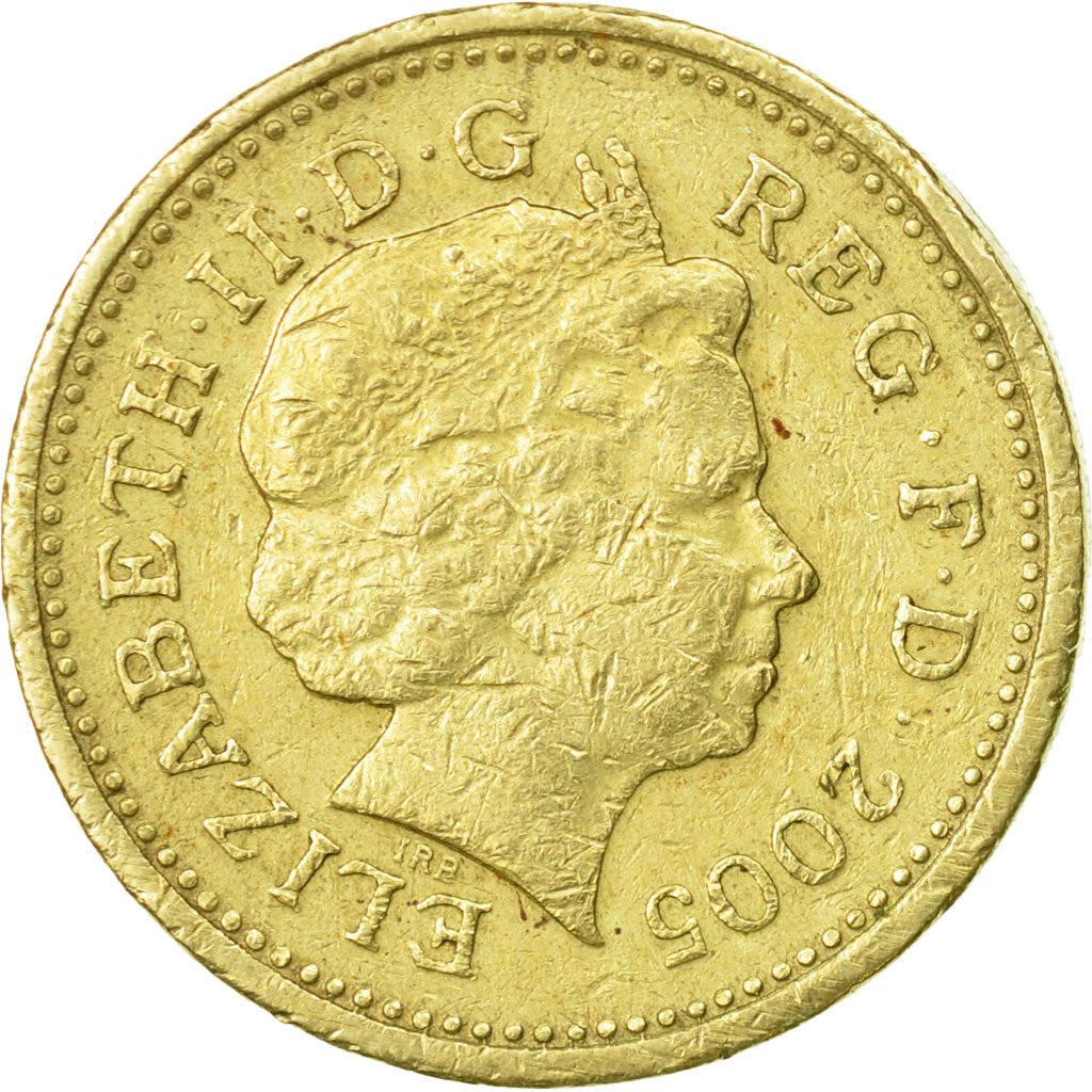United Kingdom | 1 Pound Coin | Menai Bridge | Km:1051 | 2005