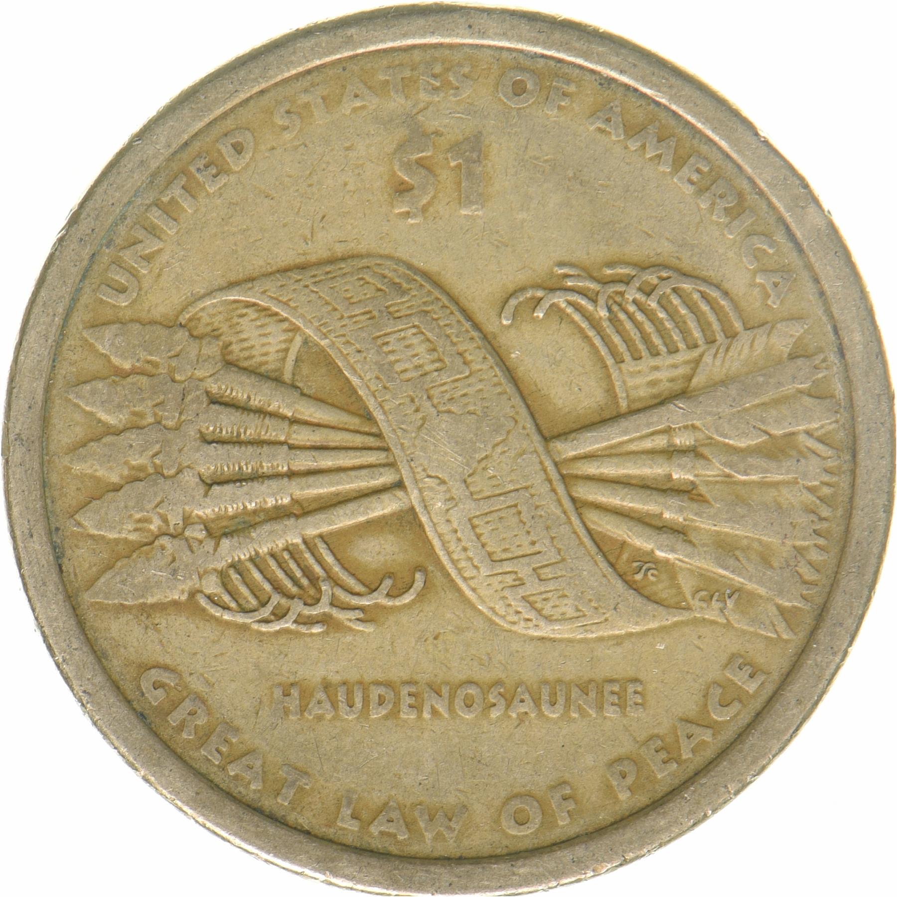 United States | 1 Dollar Coin | Haudenosaunee | KM:474 | 2010