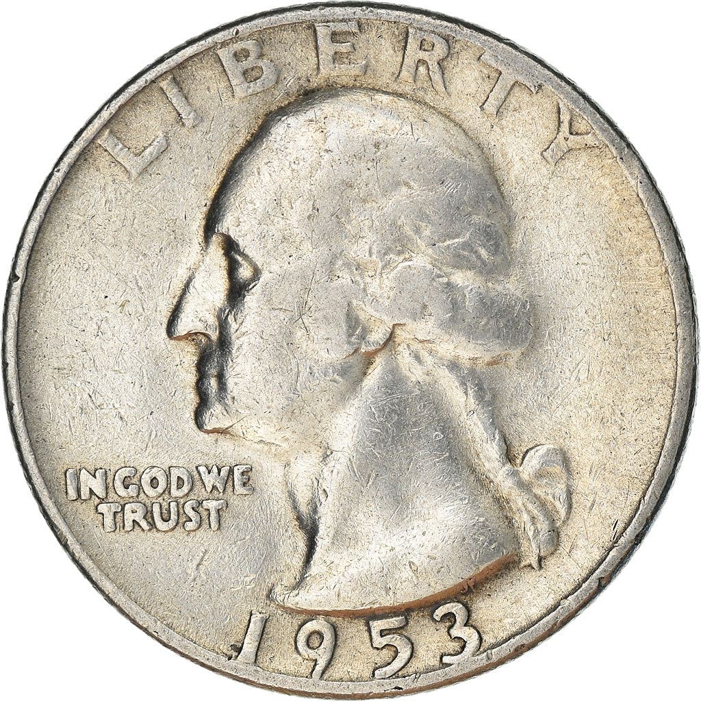 アメリカ合衆国 | 1/4ドル硬貨 | ジョージ・ワシントン | KM:164 | 1932年 - 1964年