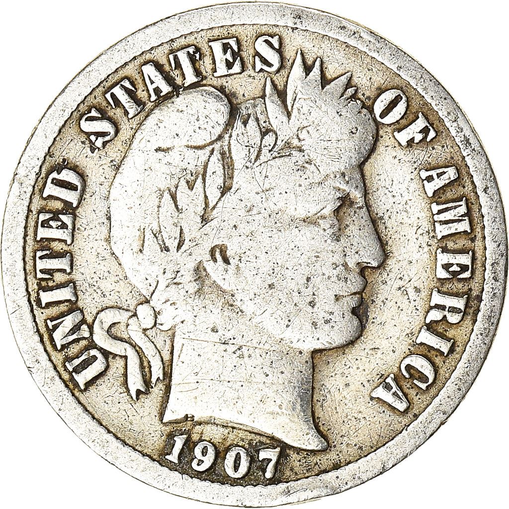 United States | 1 Dime Coin | Barber Dime | KM:113 | 1892 - 1916