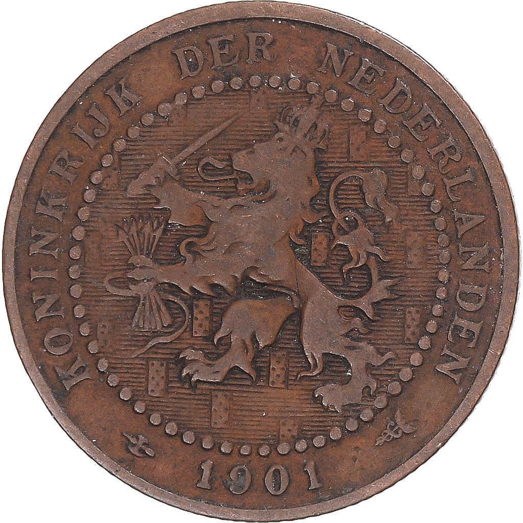 Pays-Bas | Pièce de 1 cent | Lion | Km : 130 | 1901