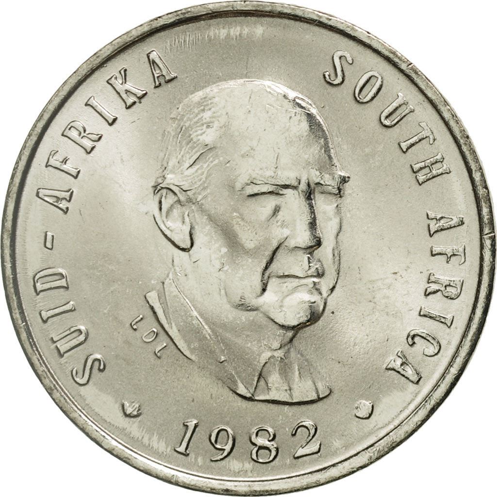 South Africa 5 Cents Coin | Balthazar J. Vorster | KM111 | 1982
