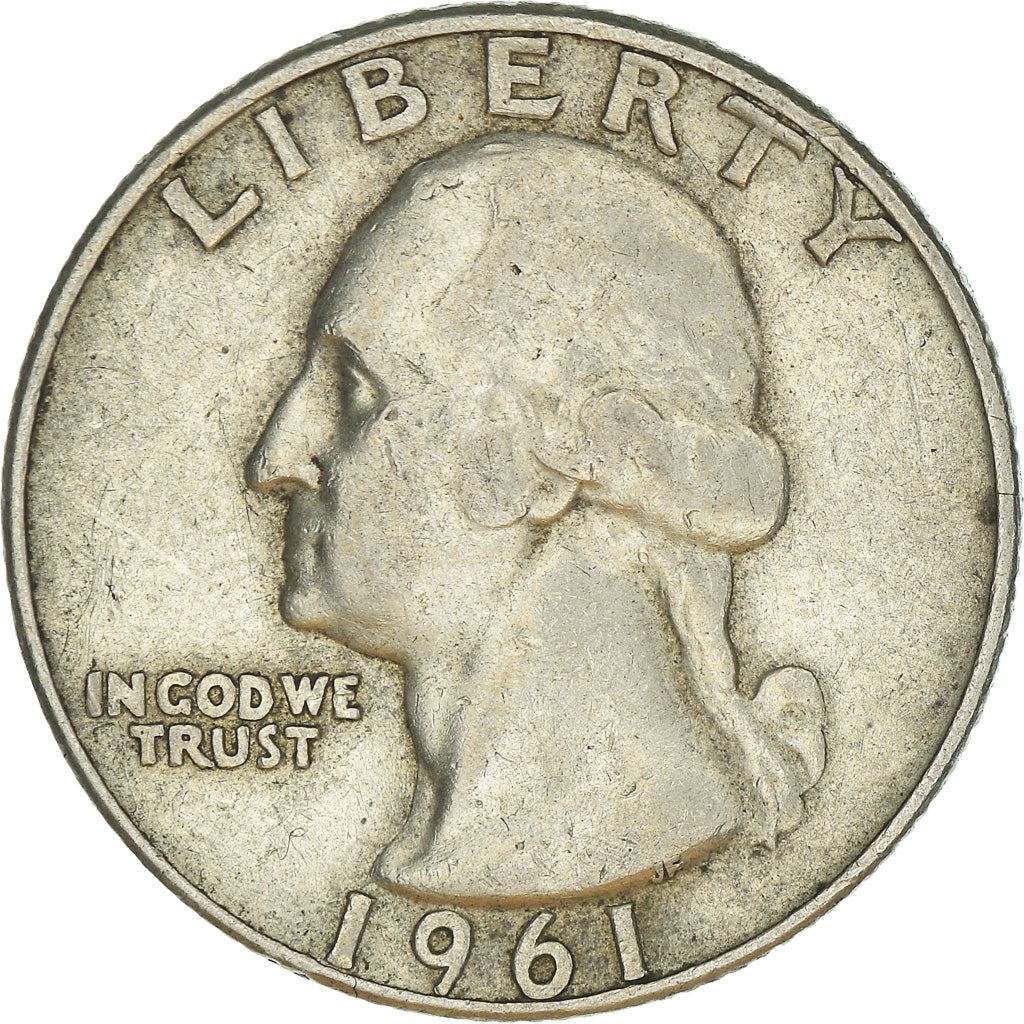 アメリカ合衆国 | 1/4ドル硬貨 | ジョージ・ワシントン | KM:164 | 1932年 - 1964年