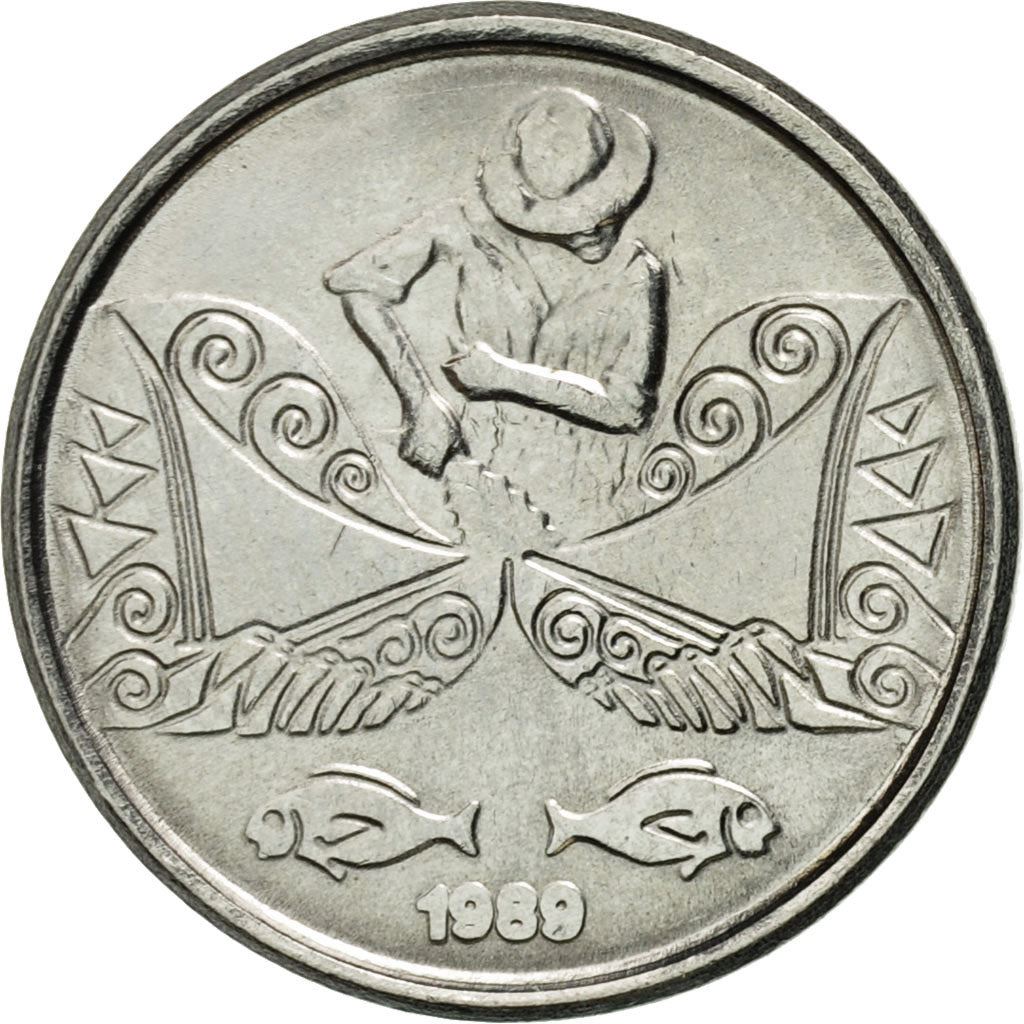 ברזיל 5 סנטבוס מטבע דייג KM612 1989 - 1990