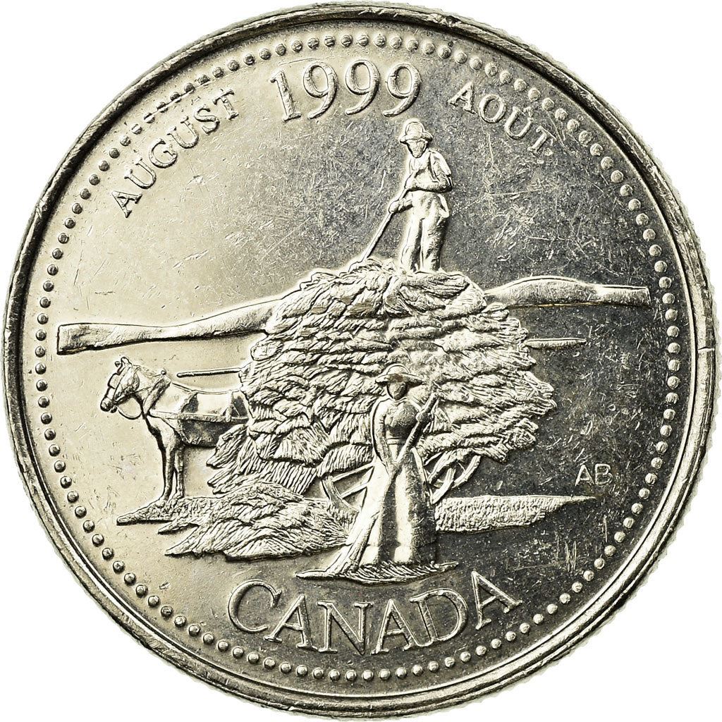 Canada | 25 Cents Coin | the Pioneer Spirit | Km:349 | 1999