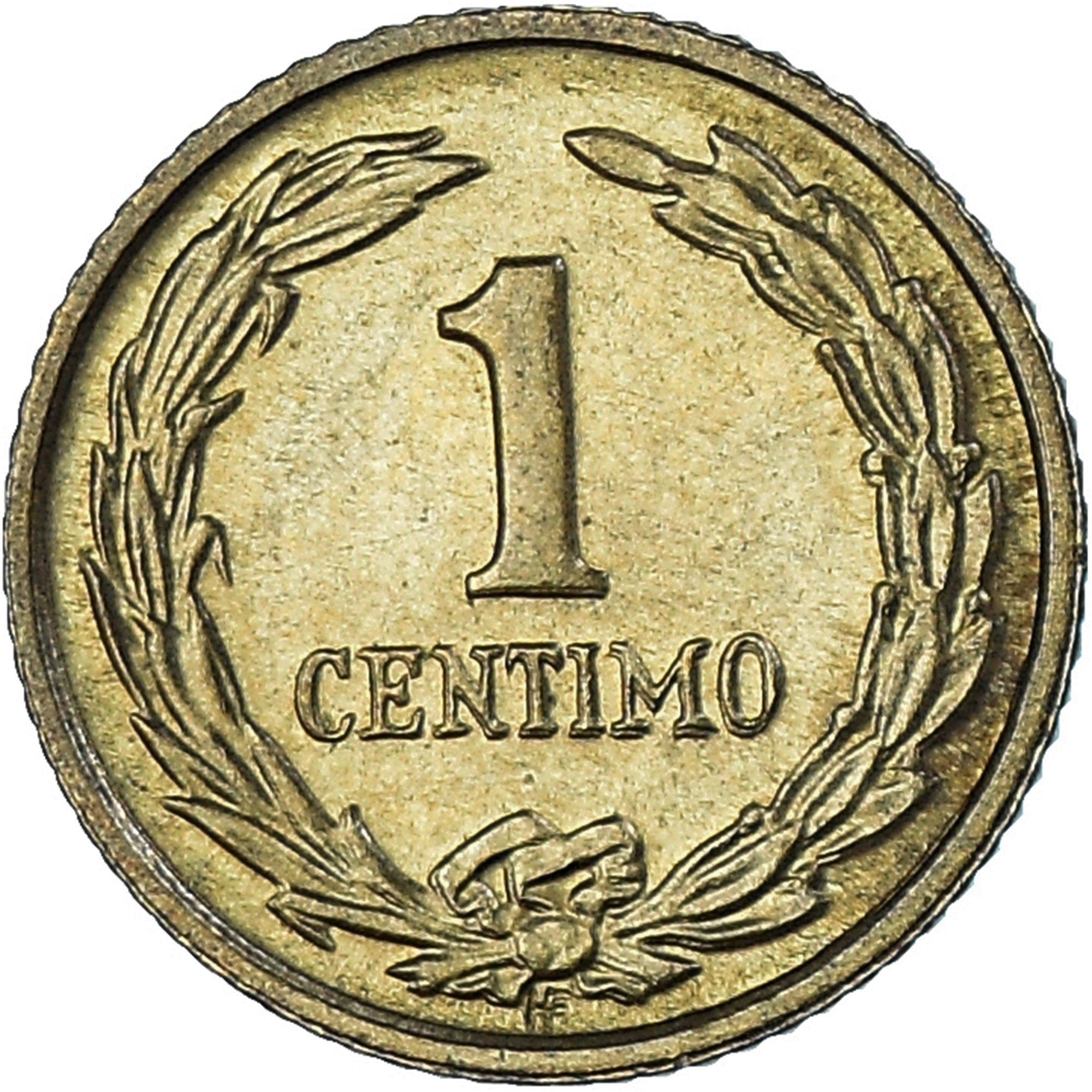 Paraguay | 1 Centimo Coin | Psidium guajava | Km:20 | 1944 - 1950