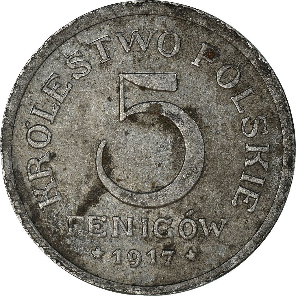 Poland | 5 Fenigow | Eagle | KM5 | 1917 - 1918