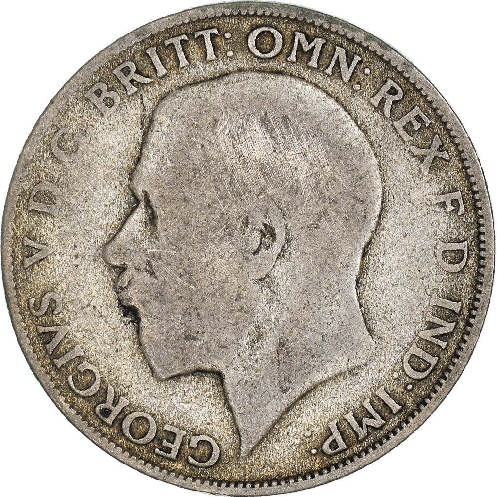 United Kingdom | 1 Florin Coin | George V | Km:817A | G-VG | 1920 - 1926
