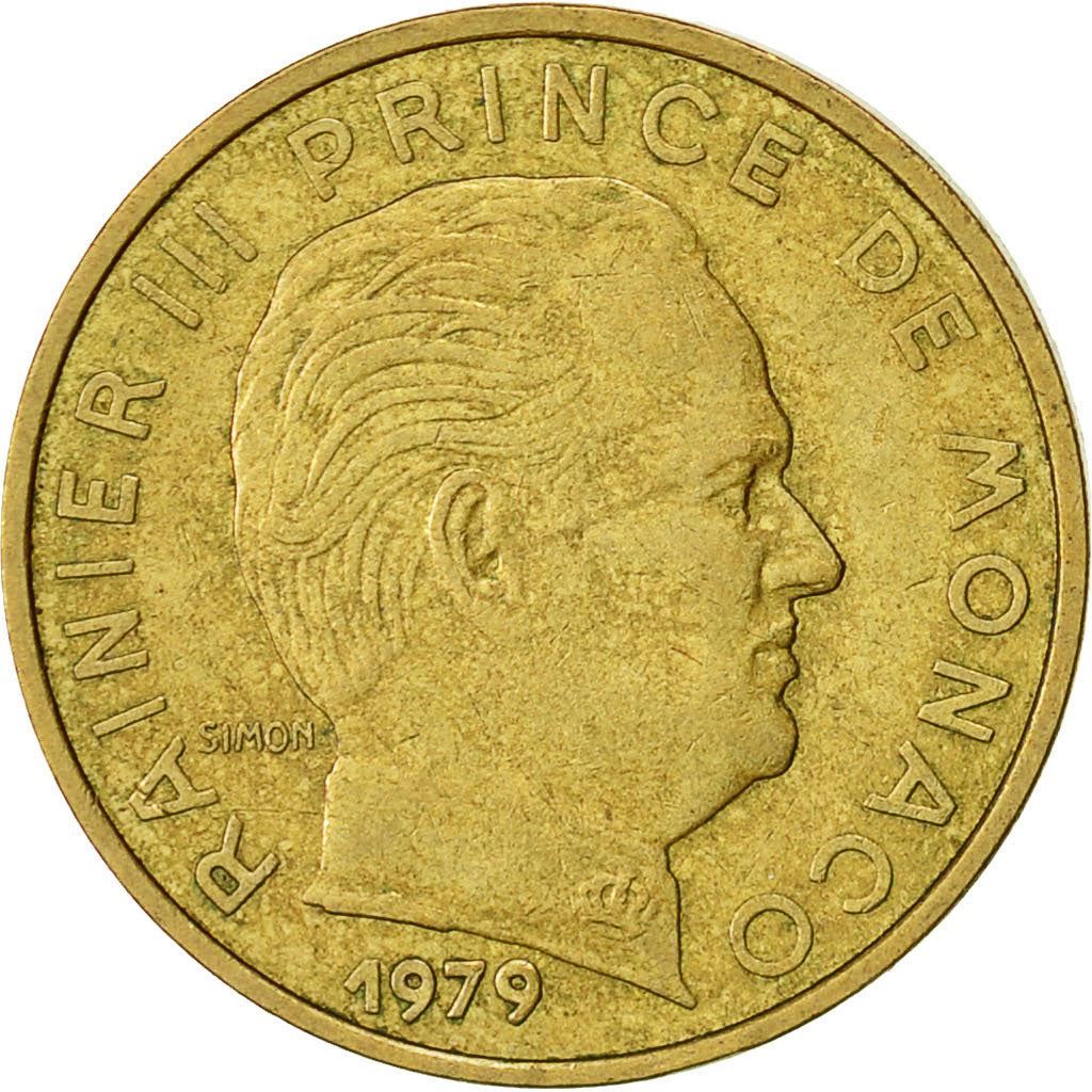 Monaco | 10 Centimes Coin | Rainier III | Km:142 | 1962 - 1995