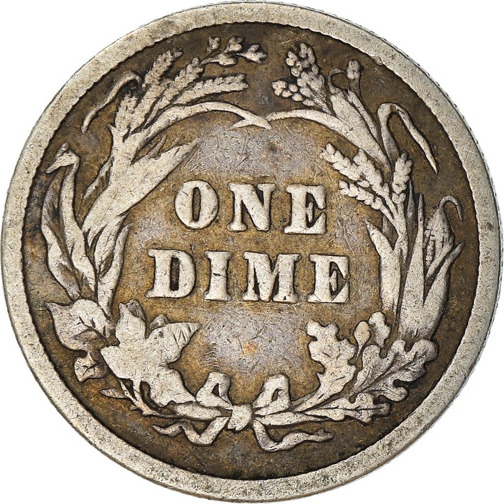 United States | 1 Dime Coin | Barber Dime | KM:113 | 1892 - 1916