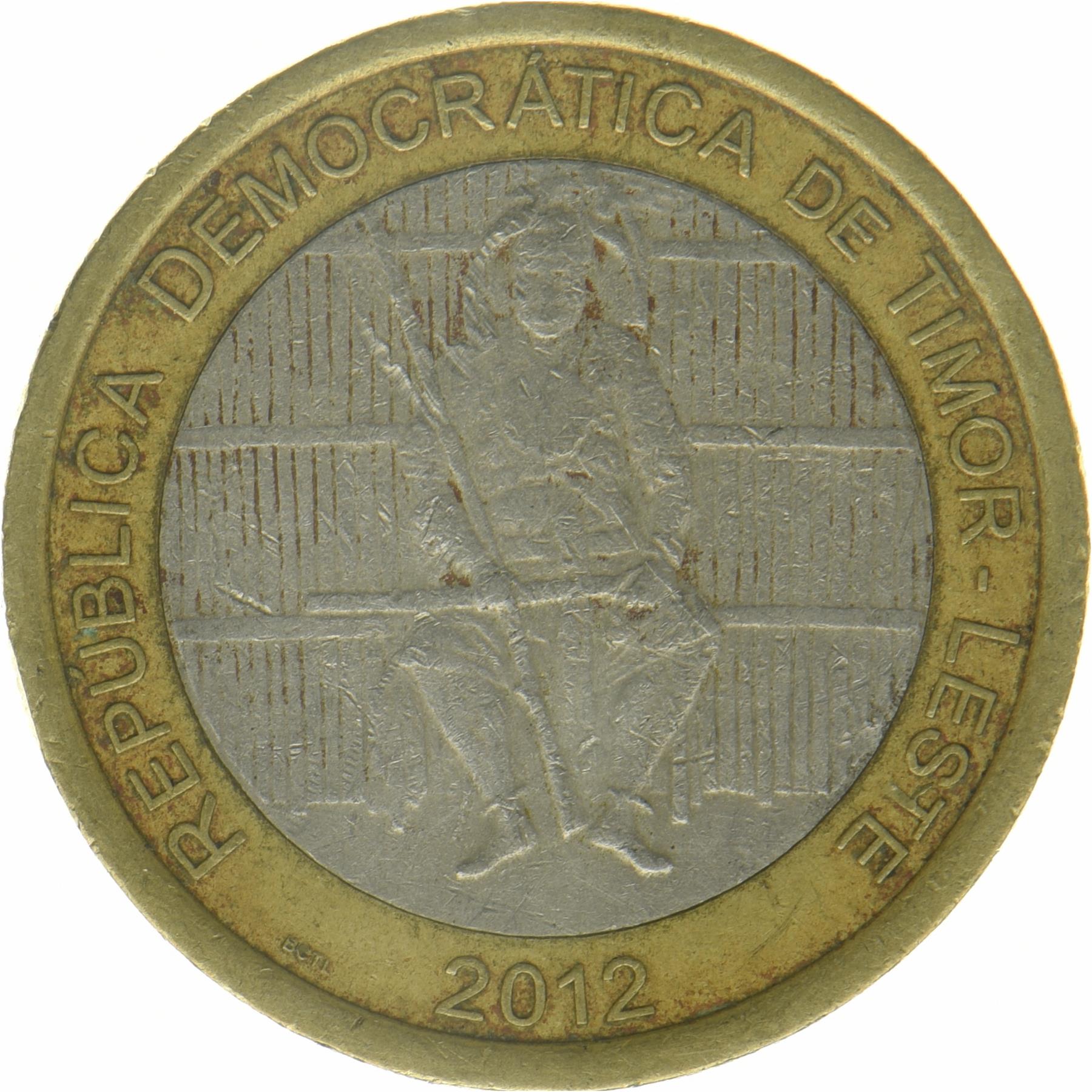 Timor-Leste | 100 Centavos Coin | Boaventura de Manufahi | KM:6 | 2012 - 2017