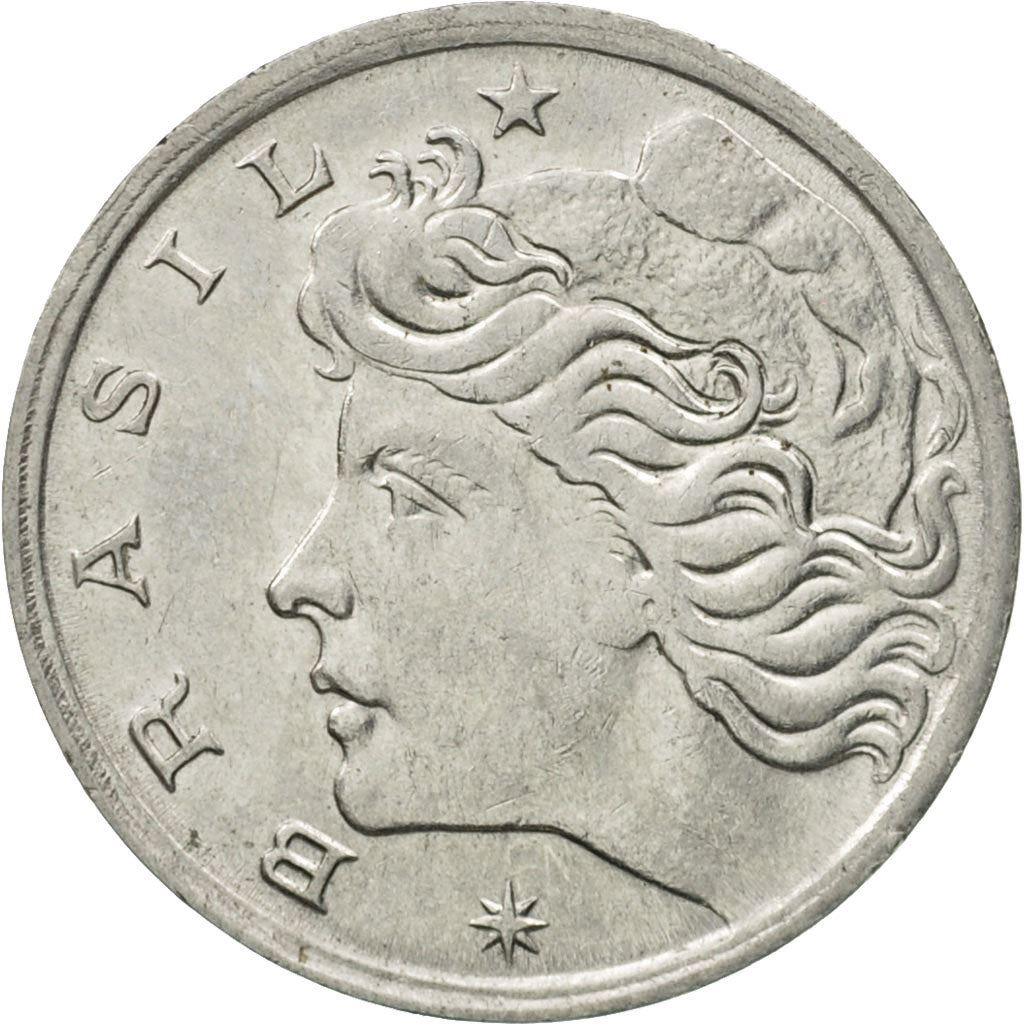 Brazil | 5 Centavos Coin | Effigie | Km:577.1 | 1969 - 1975