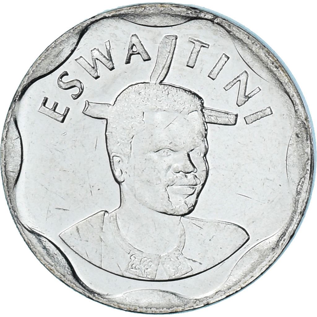 Regno di Eswatini | Moneta da 10 Centesimi | Re Mswati III | Canna da zucchero | Km:69 | 2018 - 2021