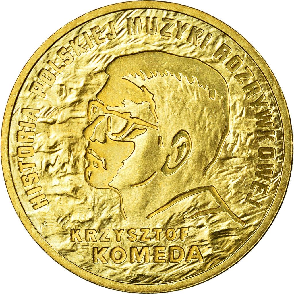 Poland | 2 Zlotys Coin | Krzysztof Komeda | Y:727 | 2010
