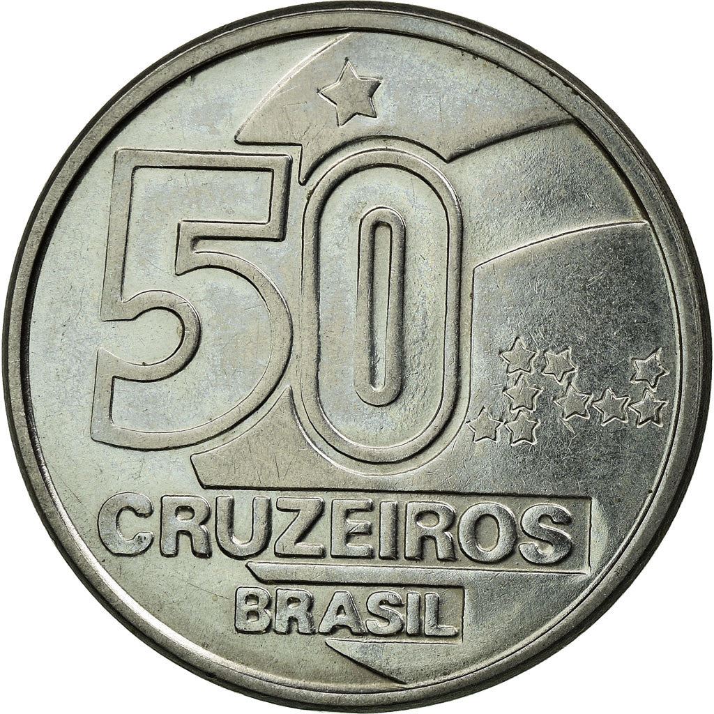Brazil | 50 Cruzeiros Coin | Market Woman | Km:620 | 1990 - 1992