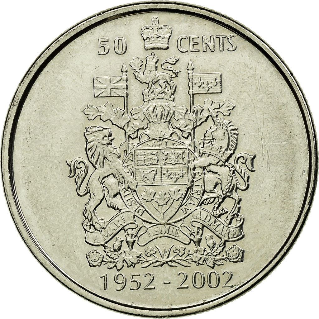 Canada | 50 Cents Coin | Nickel plated steel | Golden Jubilee | KM:444 | 2002