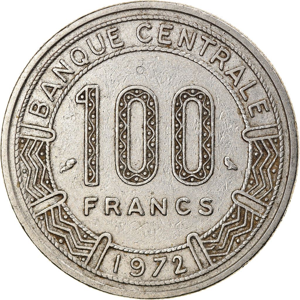 Cameroon | 100 Francs Coin | Giant Elands | Km:15 | 1971 - 1972