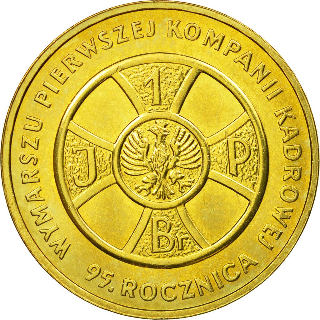 Poland | 2 Zlotys Coin | Cadre Company March Out | Y:690 | 2009