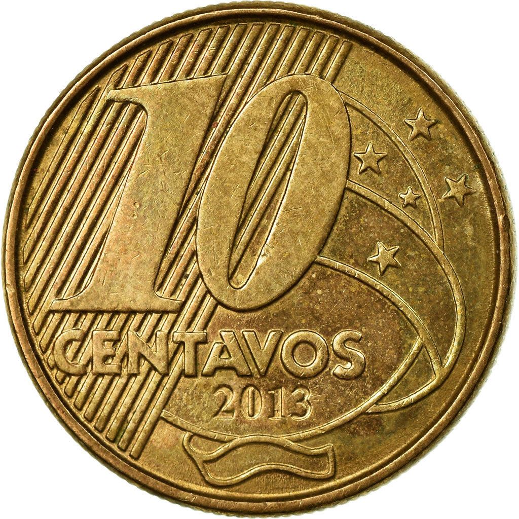Brazil | 10 Centavos Coin | Pedro I | Km:649 | 1998 - 2024