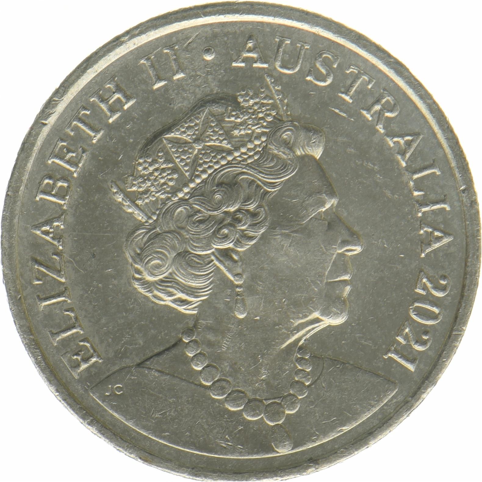 Australia | 5 Cents Coin | Echidna | KM:3612 | 2019 - 2023