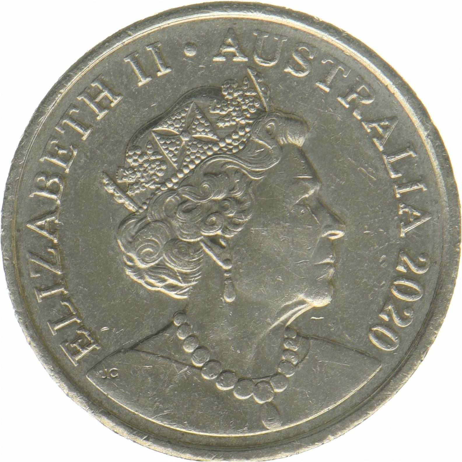 Australien | 5 Cents Mønt | Echidna | KM:3612 | 2019 - 2023