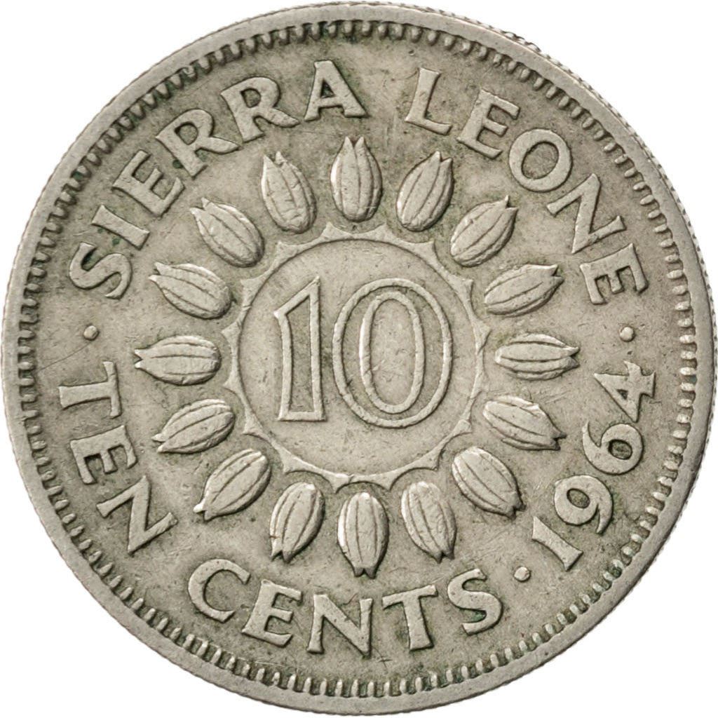 Sierra Leone 10 Cents Coin | Sir Milton Margai | KM19 | 1964