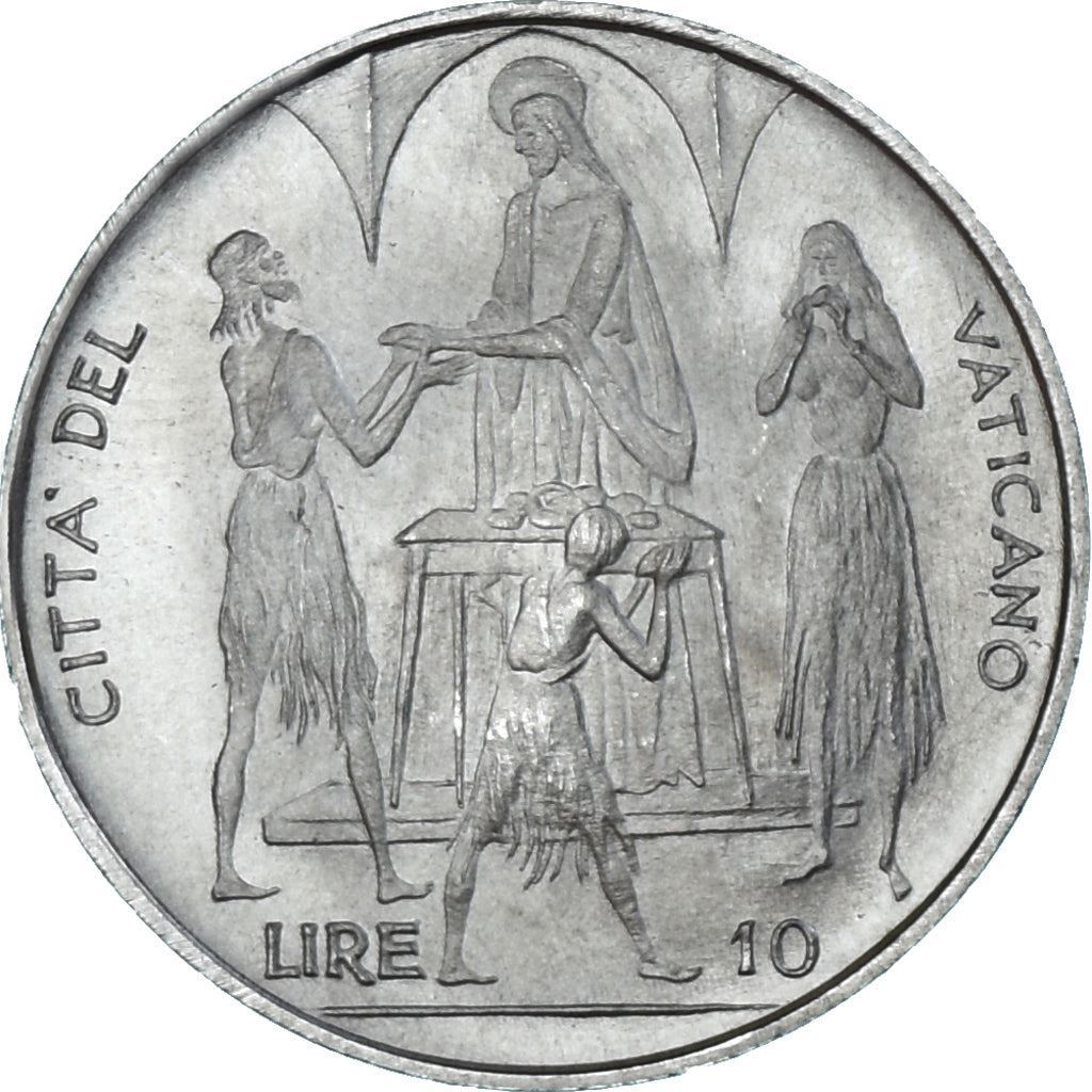 Vatican City | 10 Lire Coin | FAO | Km:103 | 1968