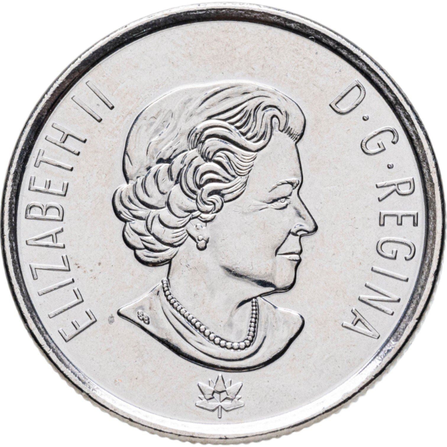 Kanada | 25-Cent-Münze | Grüne Zukunft | Nickelbeschichteter Stahl | KM:2295.1 | 2017