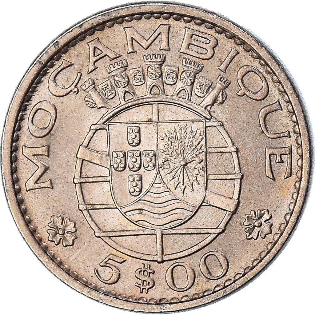 عملة موزمبيق 5 إسكودوس | وسام المسيح العسكري | KM86 | 1971 - 1973
