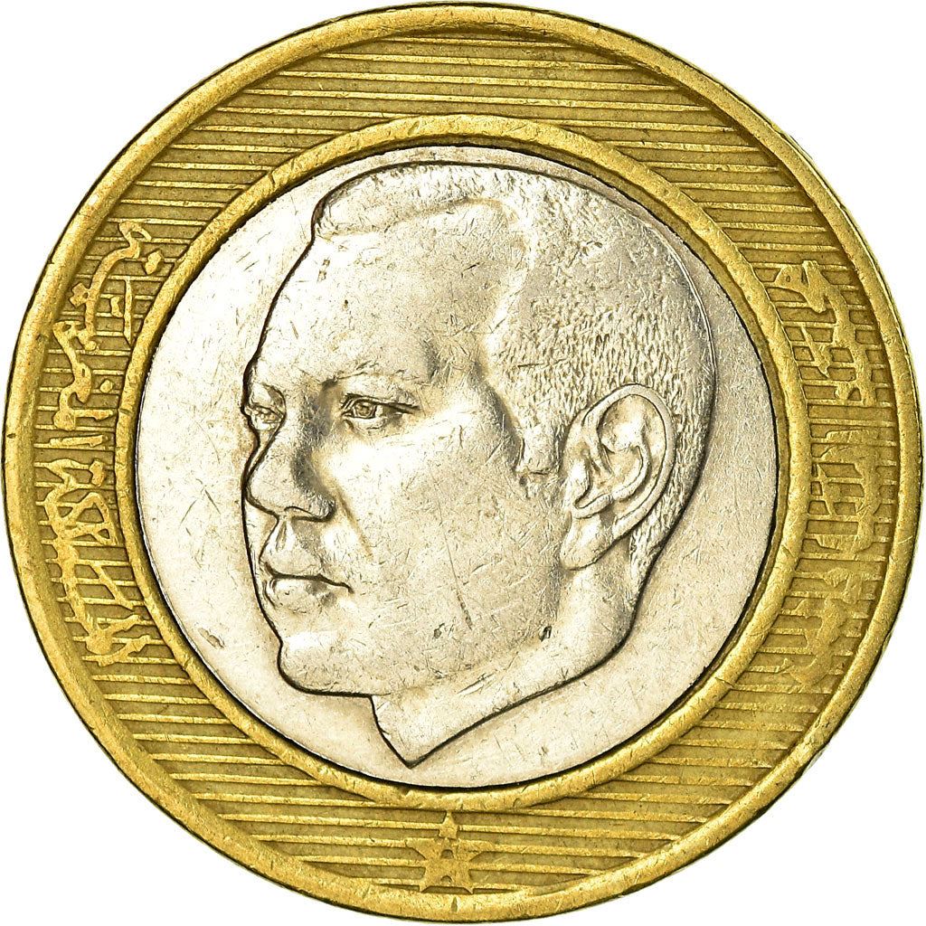 Morocco 10 Dirhams - Mohammed VI Coin Y110 | 2002