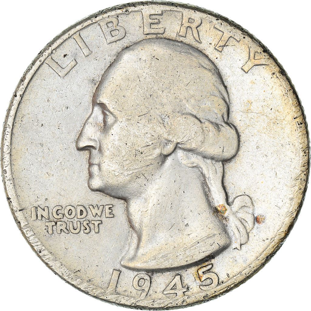 アメリカ合衆国 | 1/4ドル硬貨 | ジョージ・ワシントン | KM:164 | 1932年 - 1964年