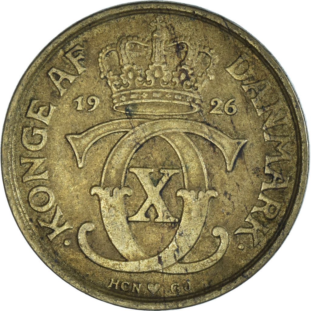 Denmark | 1 Krone Coin | Monogram | Km:824 | 1924 - 1941
