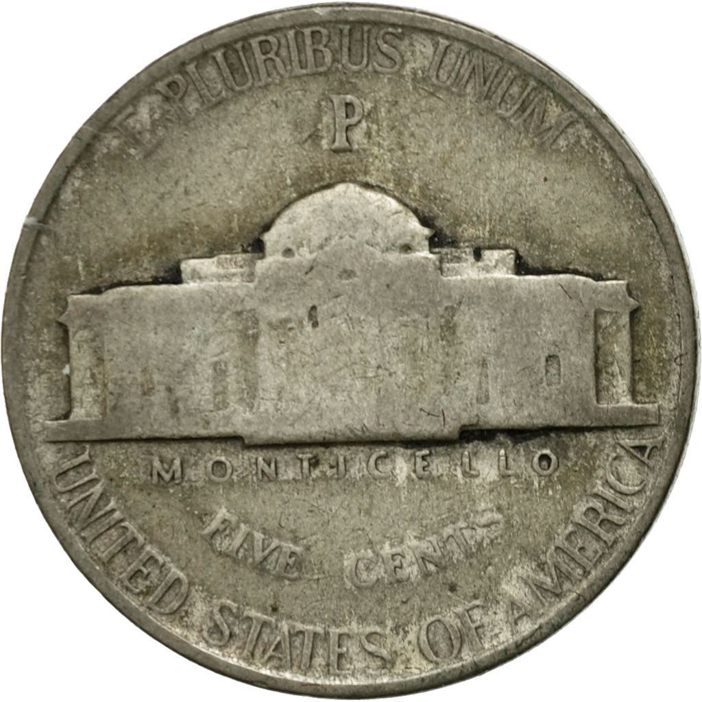 United States | 5 Cents Coin | Thomas Jefferson | Km:192A | 1942 - 1945