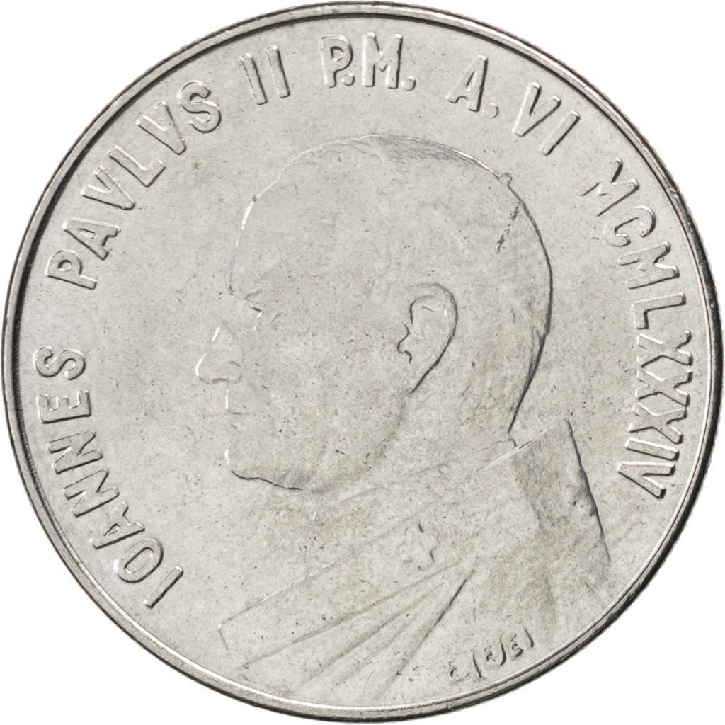 Vatican City | 100 Lire Coin | Lamb | Km:180 | 1984