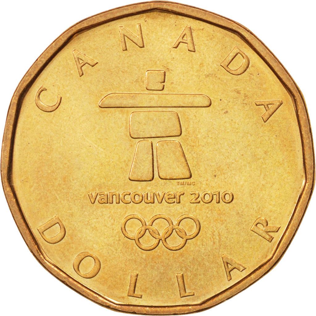 Canada | 1 Dollar Coin | Inukshuk | Bronze plated nickel | KM:883 | 2010