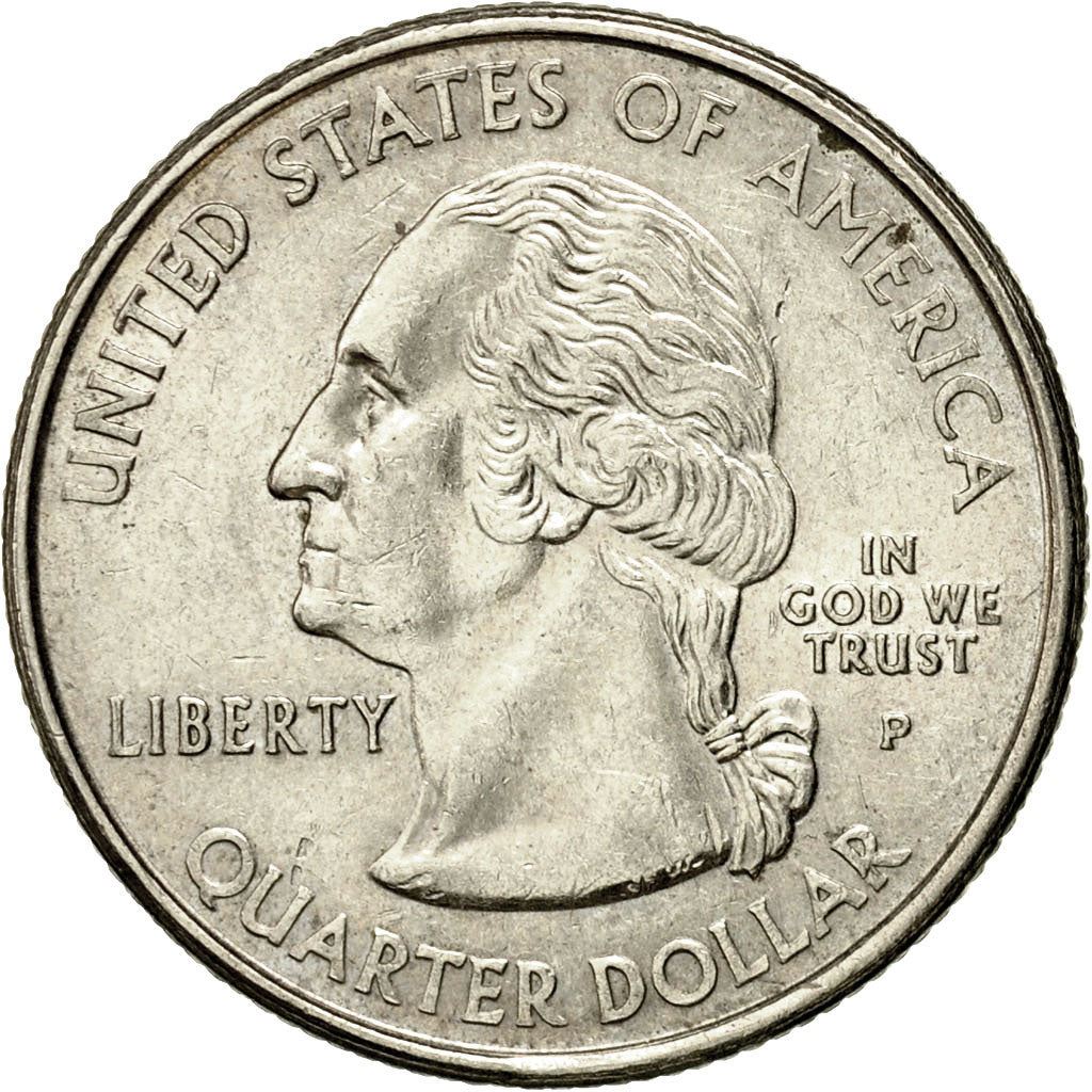 United States | 1/4 Dollar Coin | Massachusetts | Km:305 | 2000
