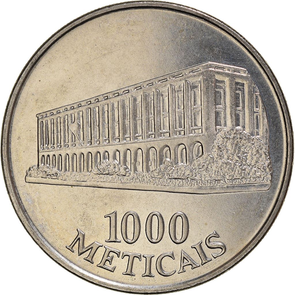Mozambique 1000 Meticais Coin | Building | KM122 | 1994