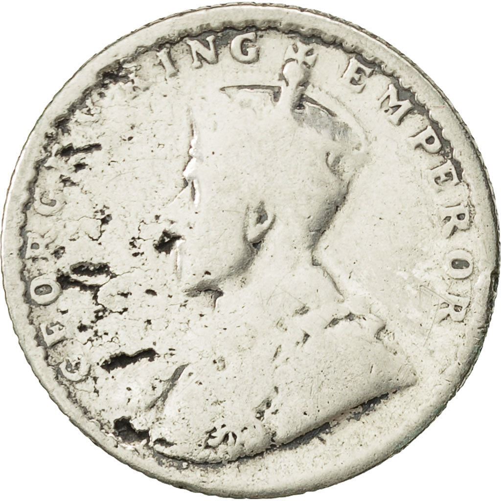 India - British | 1/4 Rupee Coin | King George V | Km:518 | 1912 - 1936