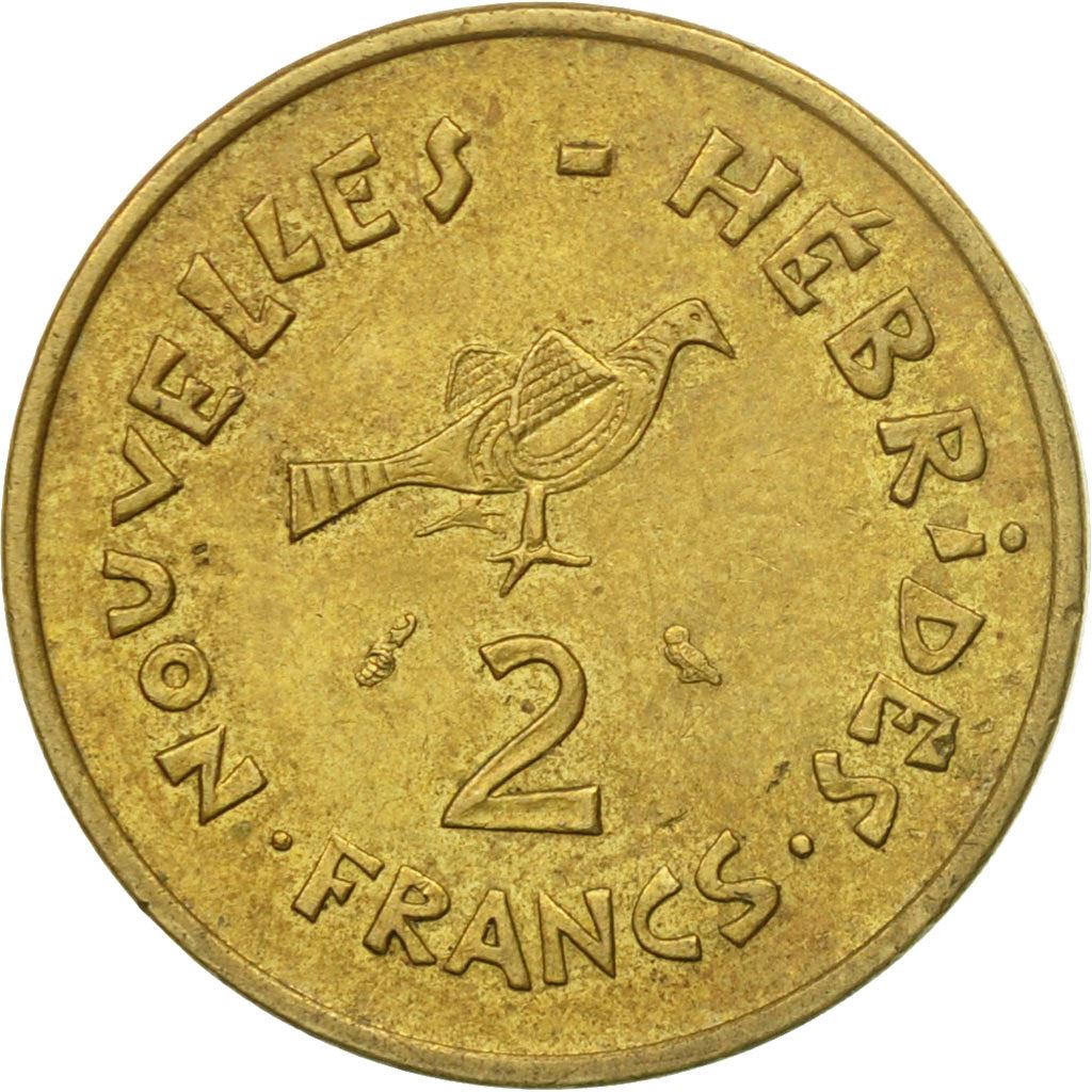 New Hebrides | 2 Francs Coin | Marianne | Frigate Bird | Km:5.1 | 1970