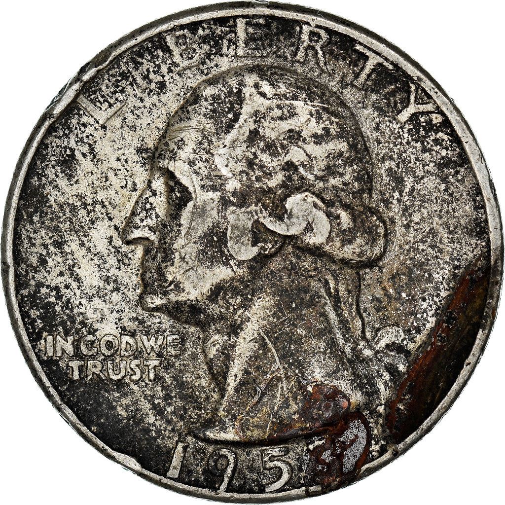 アメリカ合衆国 | 1/4ドル硬貨 | ジョージ・ワシントン | KM:164 | 1932年 - 1964年