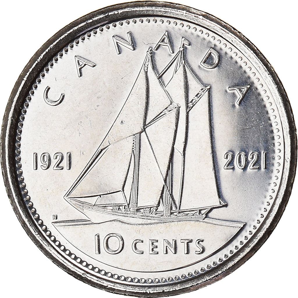 Canada | 10 cent mønt | Bluenose | Km:3081 | 2021