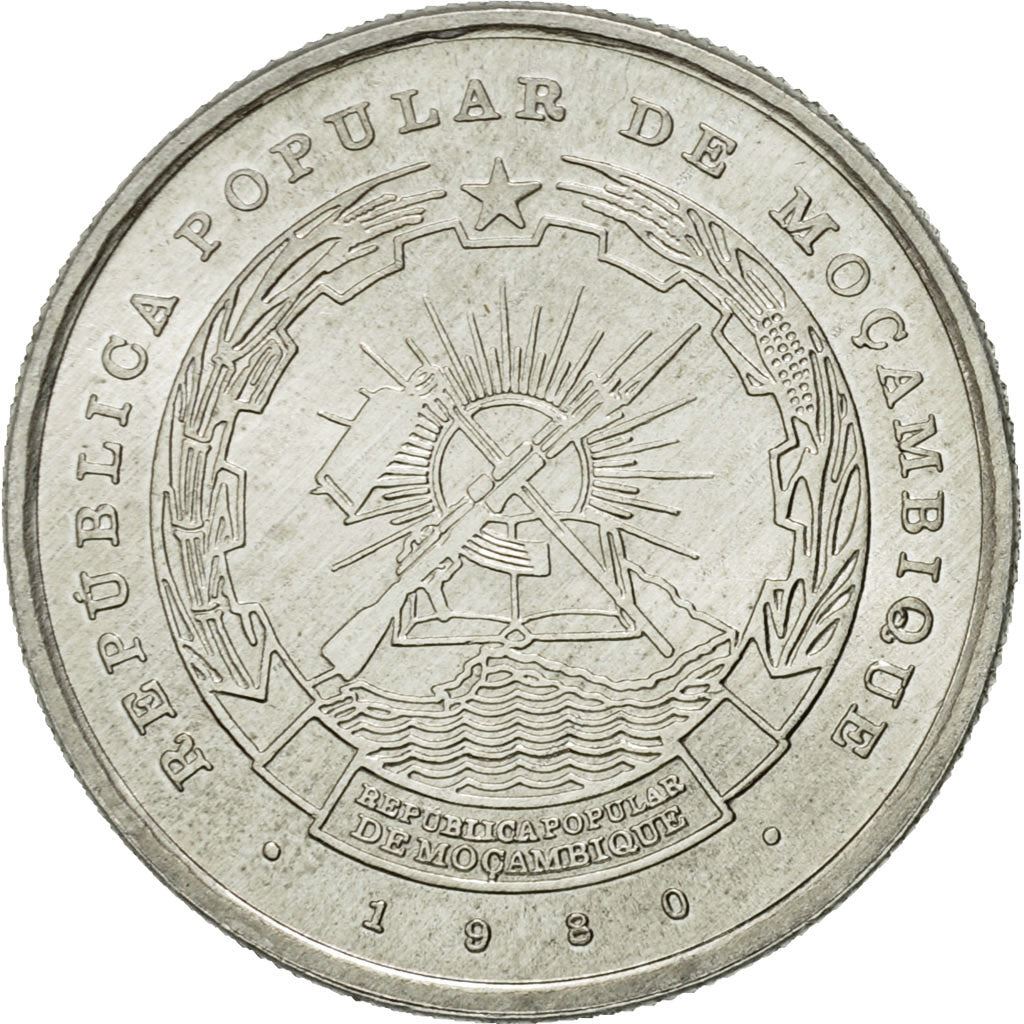 Mozambique 2,5 Meticais Coin | Ship | KM100 | 1980 - 1986