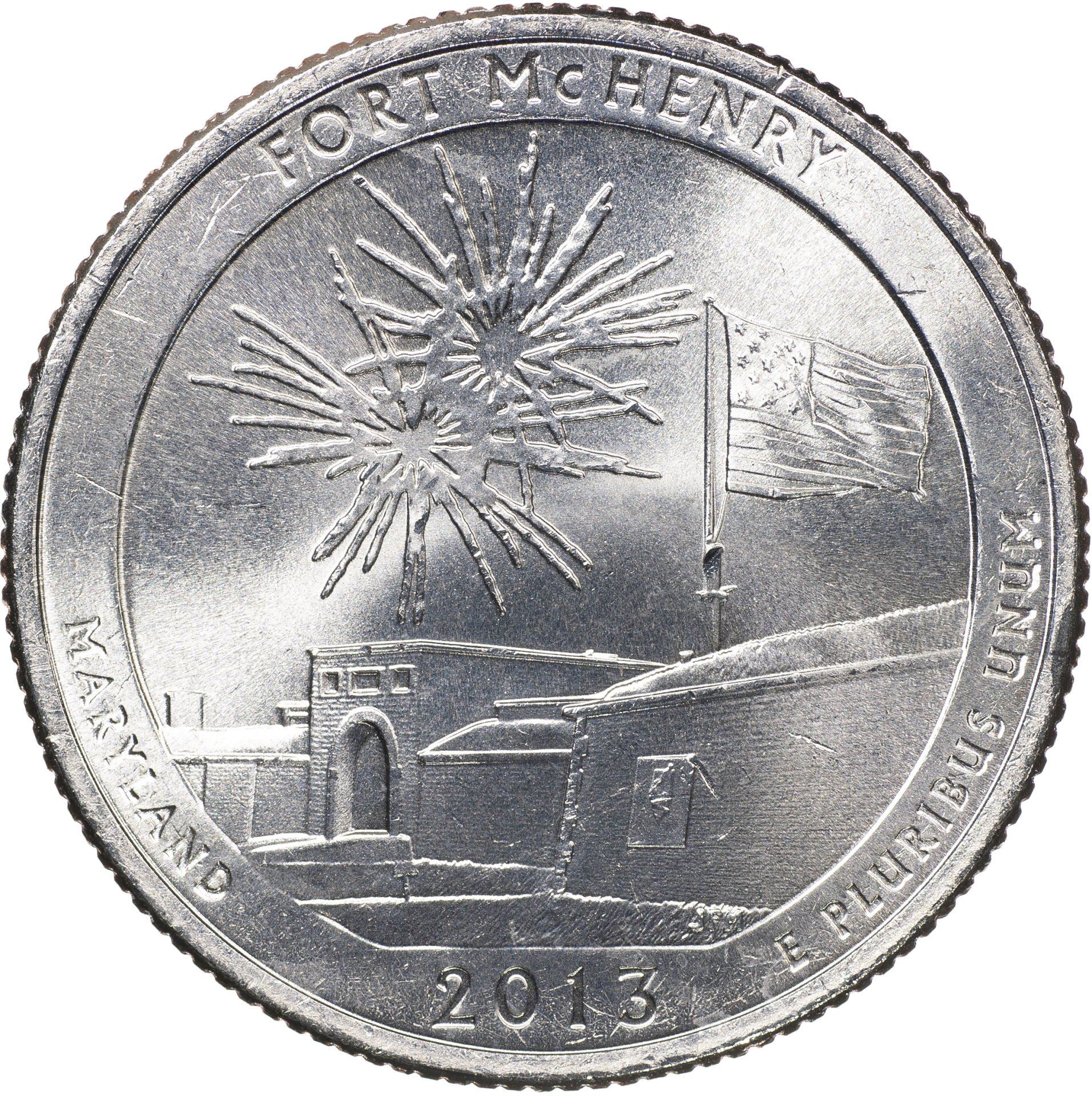 United States | 1/4 Dollar Coin | Fort McHenry | KM:545 | 2013