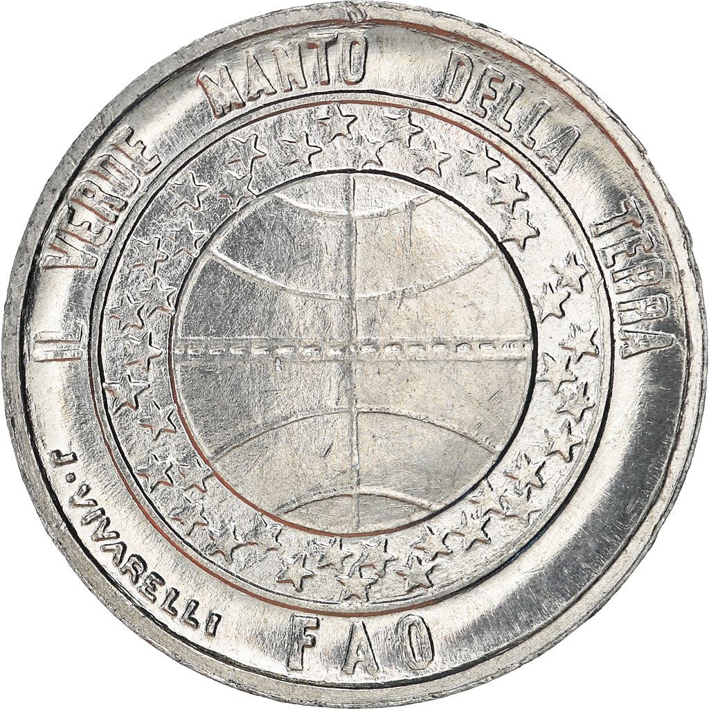San Marino | 1 Lira Coin | FAO | Km:63 | 1977