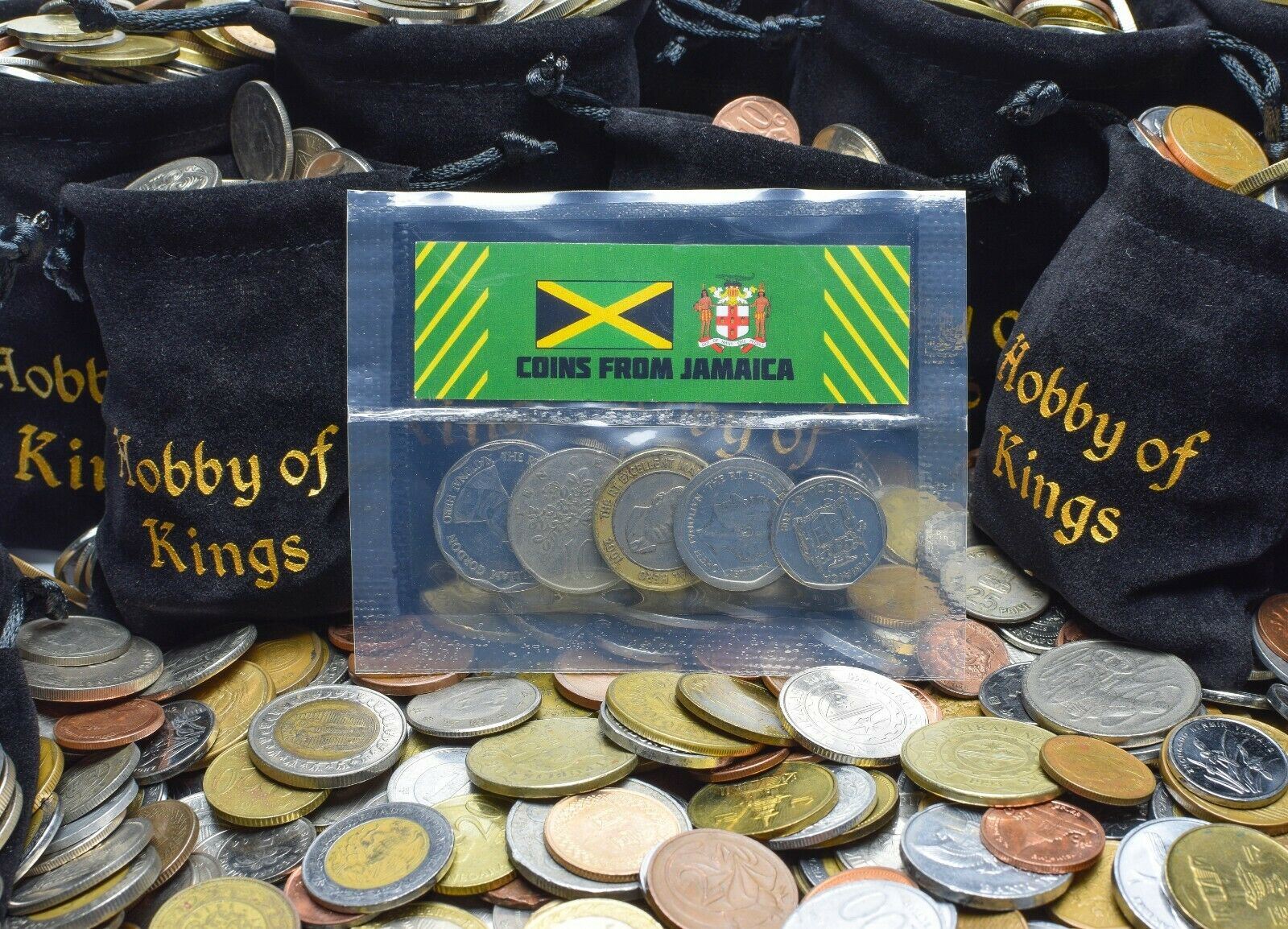 5 Mixed Coins From Jamaica | Cents - Dollars | Queen Elizabeth II | 1969 - 2018